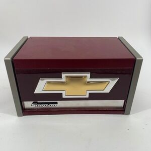 Snap-on Chevrolet Micro Top Chest Burgundy Mini Tool Box 3-Drawer GM Licensed